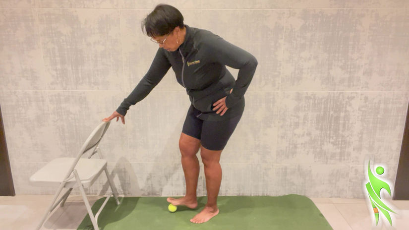 Tennis Ball Rolling/Intermediate/Stage 1